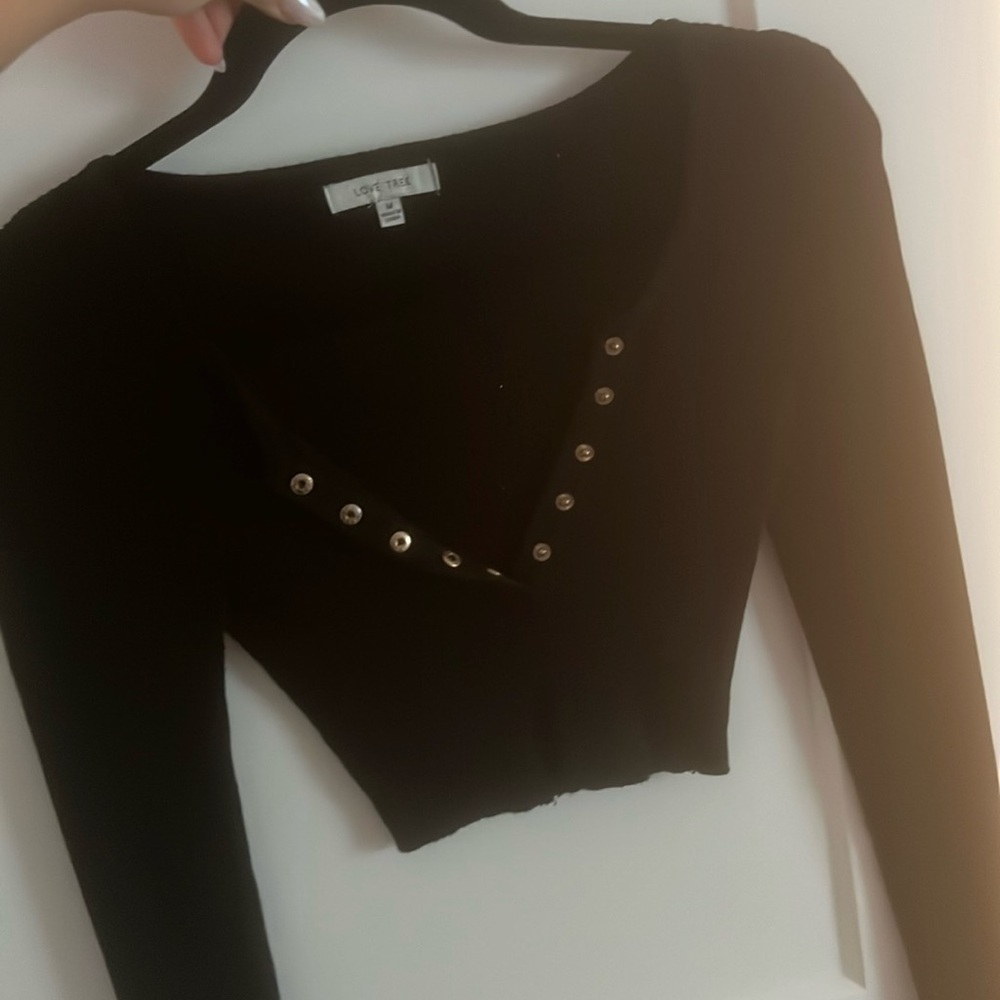 Love tree crop top/long sleeve